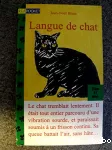 Langue de chat