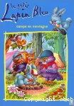 [Le]petit lapin bleu campe en montagne
